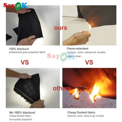 Tenda a cupola gonfiabile per astronomia scolastica