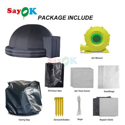 Sayok Indoor Waterproof Blow Up Inflatable Dome Tent Cinema Planetario per l'insegnamento scolastico