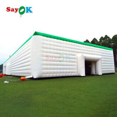 Sayok Guangzhou Tenda gonfiabile a cubo bianco gigante personalizzata per eventi all'aria aperta matrimonio 200 persone