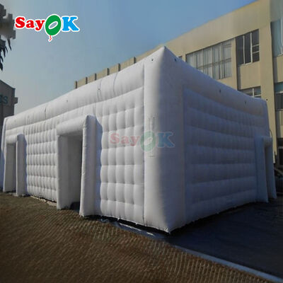 Sayok Guangzhou Tenda gonfiabile a cubo bianco gigante personalizzata per eventi all'aria aperta matrimonio 200 persone