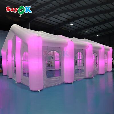 Sayok Customized Modern Big Outdoor Events Feste di nozze Tende di festa LED gonfiabile grande tenda per 100 persone