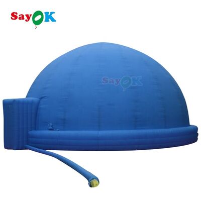 Tenda a cupola astronomica OEM 3D Planetario Cinema digitale mobile Proiettore stellare Tenda a cupola gonfiabile Planetario con copertura