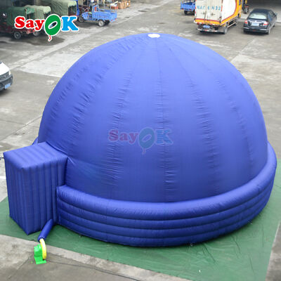 Tenda di proiezione per scuole con cupola di planetario gonfiabile portatile completamente blackout 7m Dia