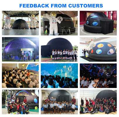 SAYOK 100% Blackout Fire-Retardant Inflatable Planetarium Dome con Free 3D Design per scuole ed eventi