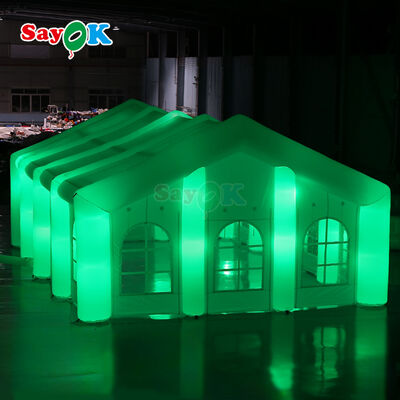 Large Inflatable Air Tent Portable Nightclub with Lighting for Outdoor Event, Wedding, Party, Festival