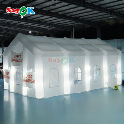 Portable LED Inflatable Air Tent with Waterproof and UV Resistant Oxford Cloth for Outdoor Events