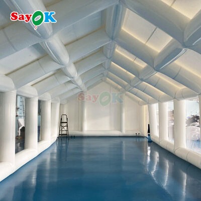 Tenda gonfiabile in PVC personalizzata ermetica per feste in piscina ed eventi all'aperto con materiale ignifugo