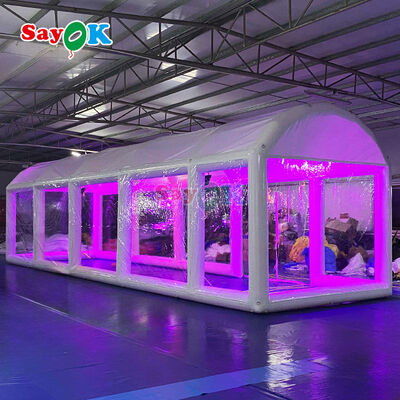 Tenda a piscina gonfiabile in PVC ignifusa e ignifusa per eventi all'aria aperta