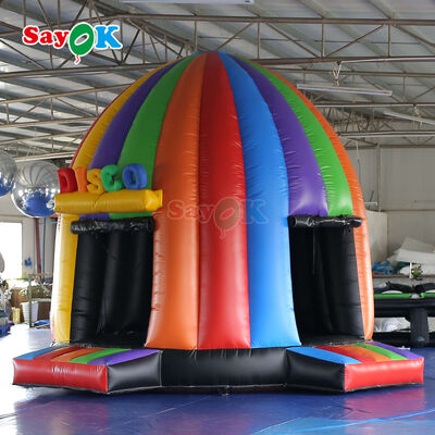 Tenda gonfiabile a cupola da discoteca portatile resistente ai raggi UV e ignifuga per eventi all'aperto e feste