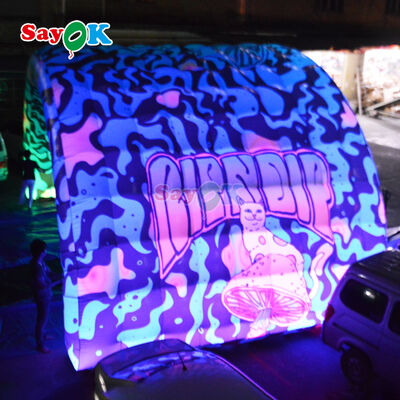 Copertura gonfiabile impermeabile portatile per palco con stampa personalizzata e LED