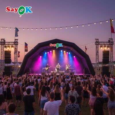 Tenda gonfiabile personalizzata in PVC per palchi per eventi all'aperto e concerti