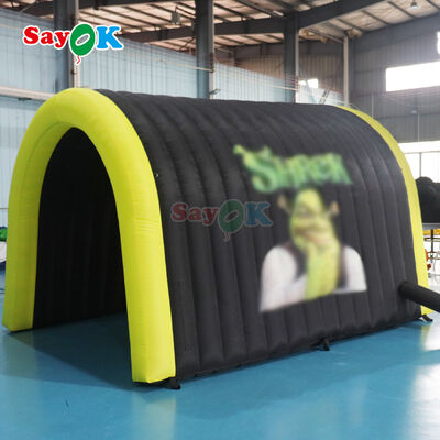 Tenda per eventi all'aria aperta con tunnel gonfiabile con configurazione facile