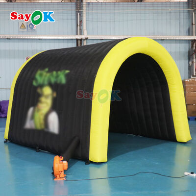 Tenda per eventi all'aria aperta con tunnel gonfiabile con configurazione facile