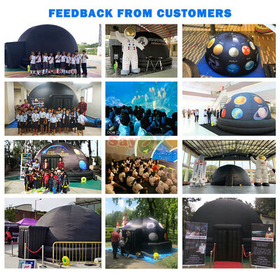 Domella del Planetario Inflatabile Professionale Mobile 10m per la Scuola