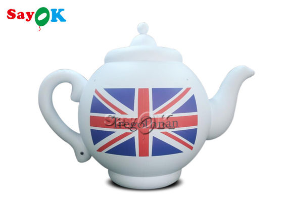 modello gonfiabile di pubblicità bianco 6.6ft With Printing della teiera sigillato aria di 2m