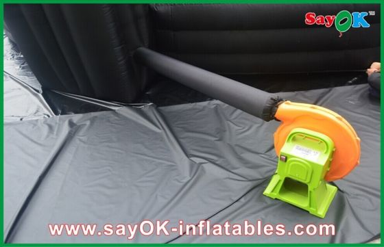 Planetario gonfiabile nero della proiezione del diametro 5m con lo SGS ROHS del ventilatore