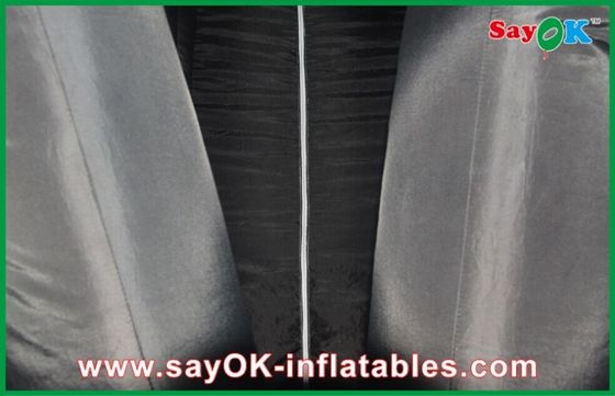 Planetario gonfiabile nero della proiezione del diametro 5m con lo SGS ROHS del ventilatore