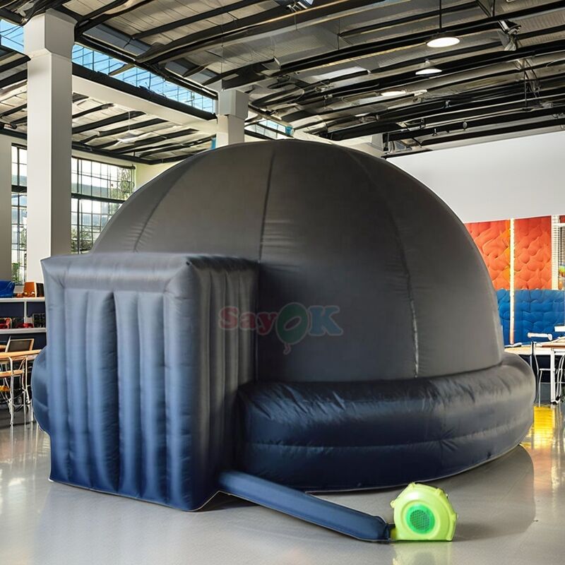 Sayok 100% blackout 5m 16.4ft esplosione Planetario Cinema Tende Star Theater Mini Planetario Proiettore Inflatabile Tenda