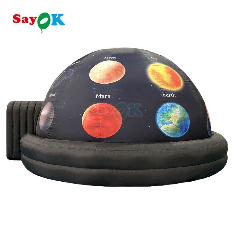 Sayok Free 3D Design 5m Tenda planetaria portatile gonfiabile cupola di proiezione per scuole bambini