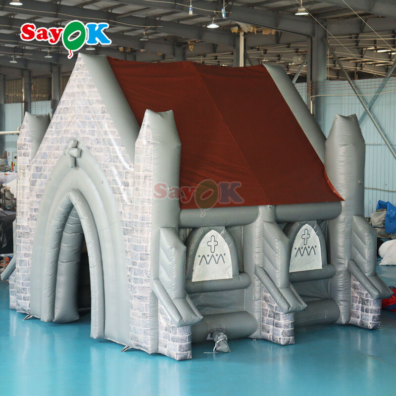 Tenda portatile gonfiabile ignifuga per eventi di matrimonio all'aria aperta con opzioni personalizzabili